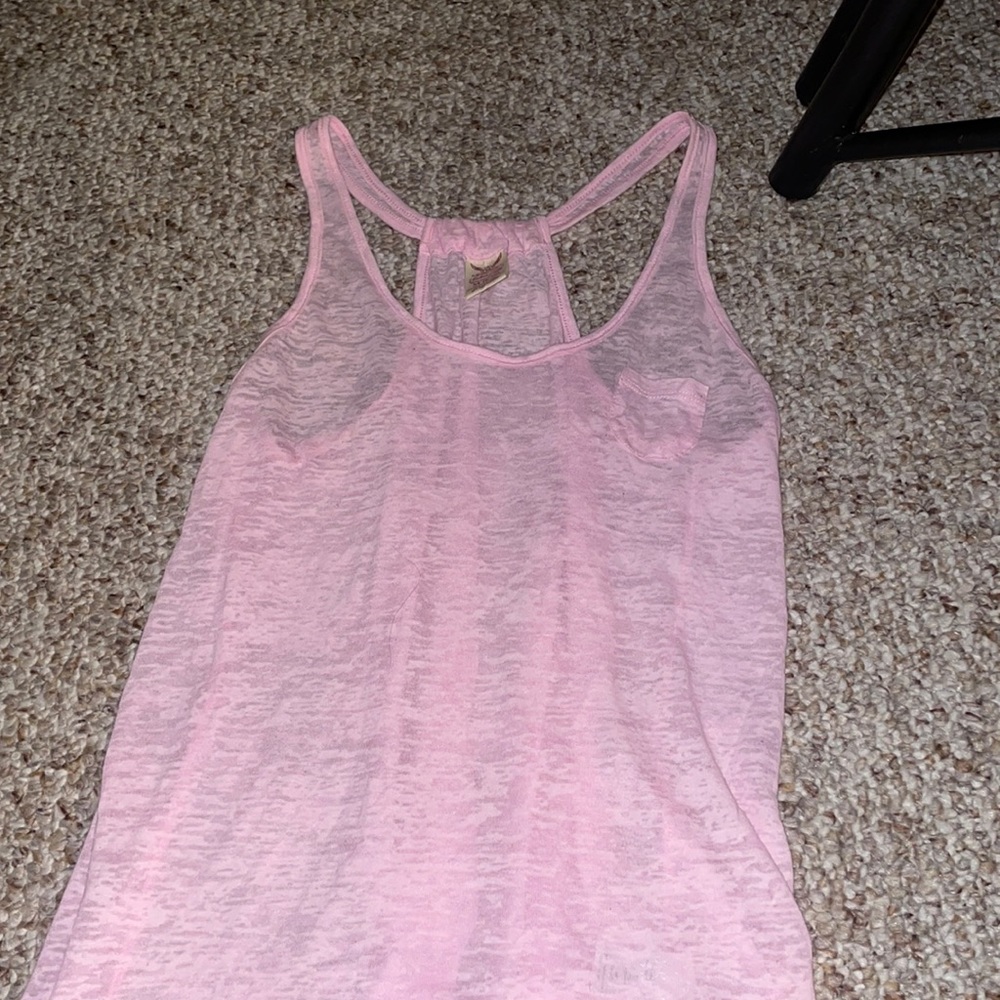 Pink tank top
